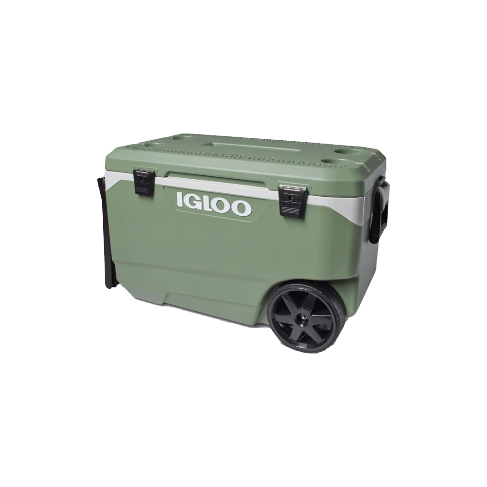 CONSERVADORA IGLOO 85 LITROS ECOCOOL LATITUDE MAXCOLD C/RUEDAS VERDE 34776 - Imagen 2