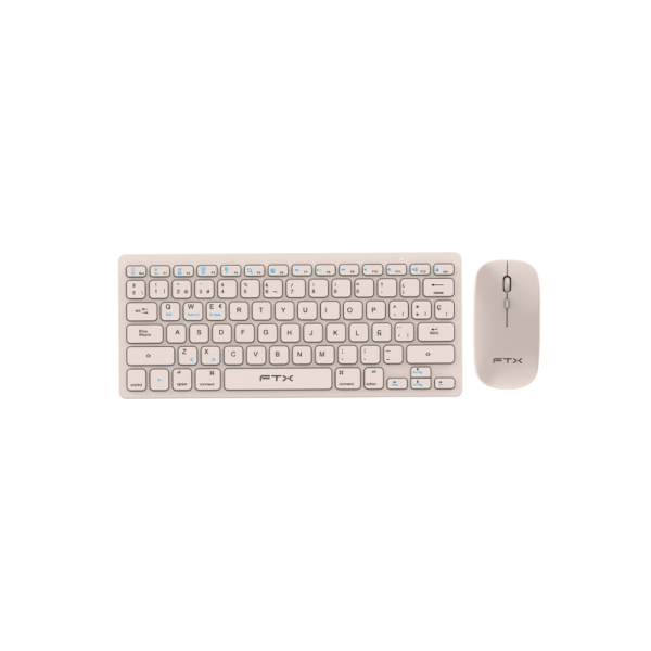 TECLADO + MOUSE FTX WIRELESS FTXGK03 ESP/GOLD