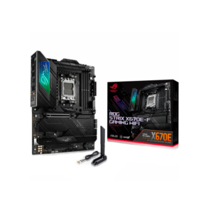 PLACA MADRE ASUS AM5 X670E-F GAMING WIFI ROG STRIX S/R/HDMI/DP/4M2/DDR5/ USB3.2