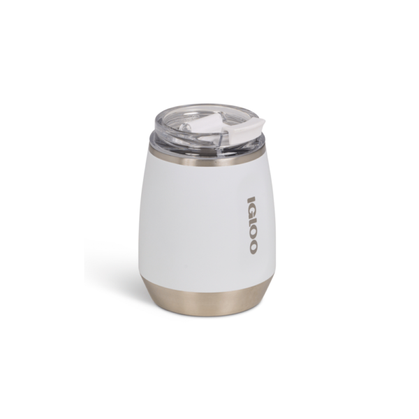 VASO TERMICO IGLOO 300ML P/VINO  BLANCO C/TAPA 71236 - Imagen 2