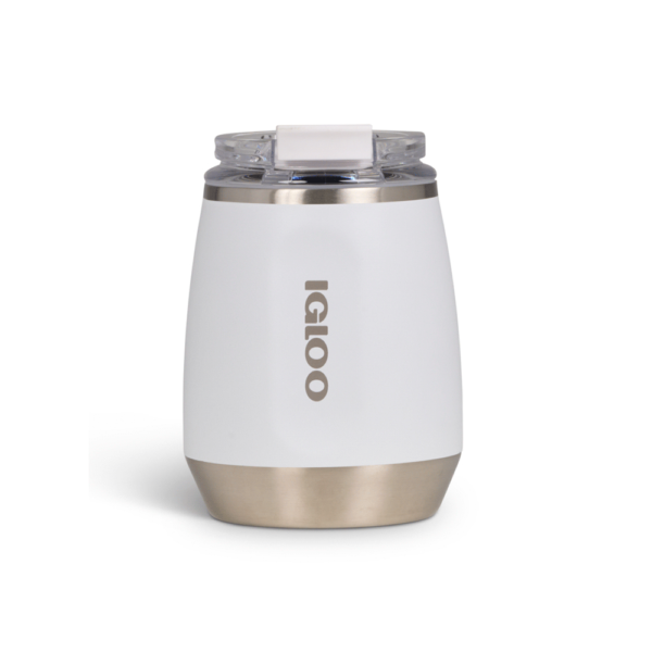 VASO TERMICO IGLOO 300ML P/VINO  BLANCO C/TAPA 71236