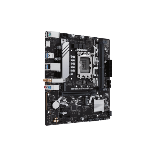 PLACA MADRE ASUS 1700 B760M-AYW WIFI D4 S/R/HDMI/2M2/DDR4/USB3.2/MATX - Imagen 3