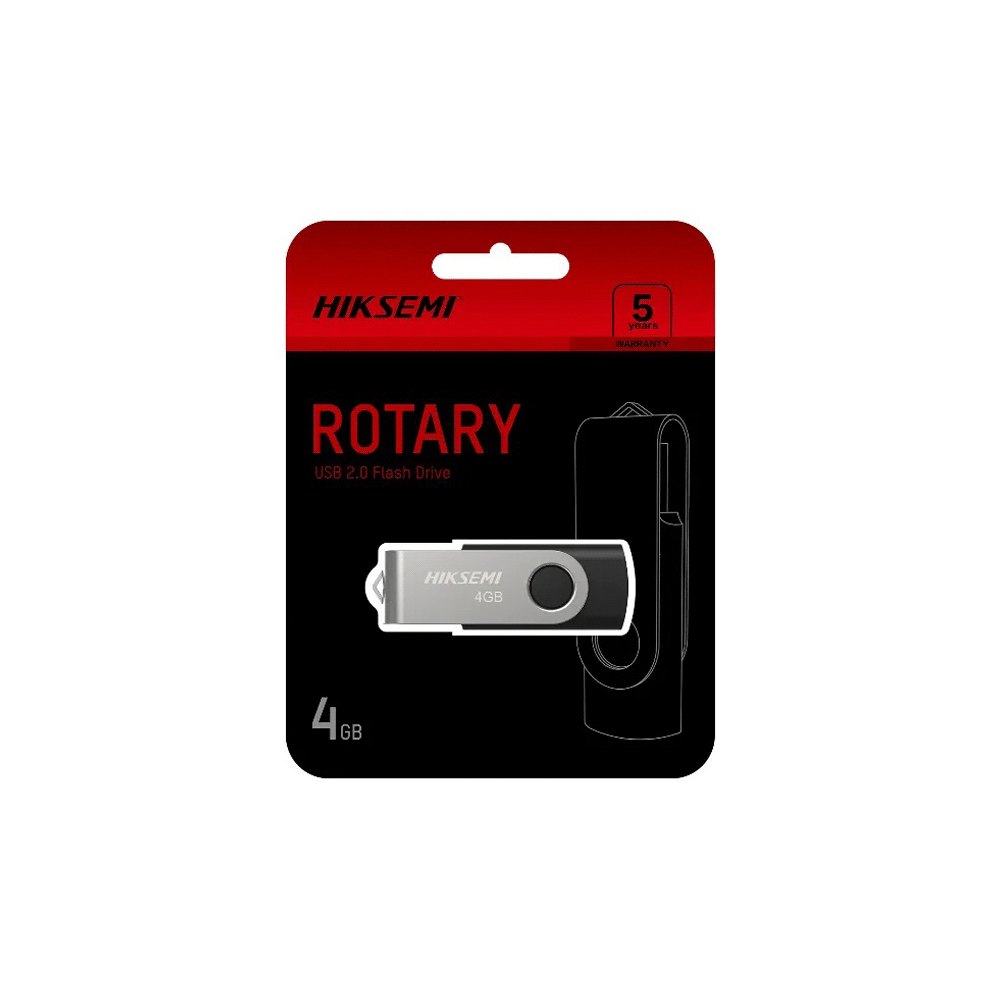 PENDRIVE HIKSEMI 4GB HS-USB-M200S 4G ROTARY USB-A FLASH 2.0 - Imagen 2