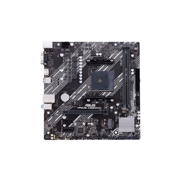 PLACA MADRE ASUS AM4 PRIME A520M-K V/S/R/HDMI/DVI/COM/M2/DDR4/MATX - Imagen 2