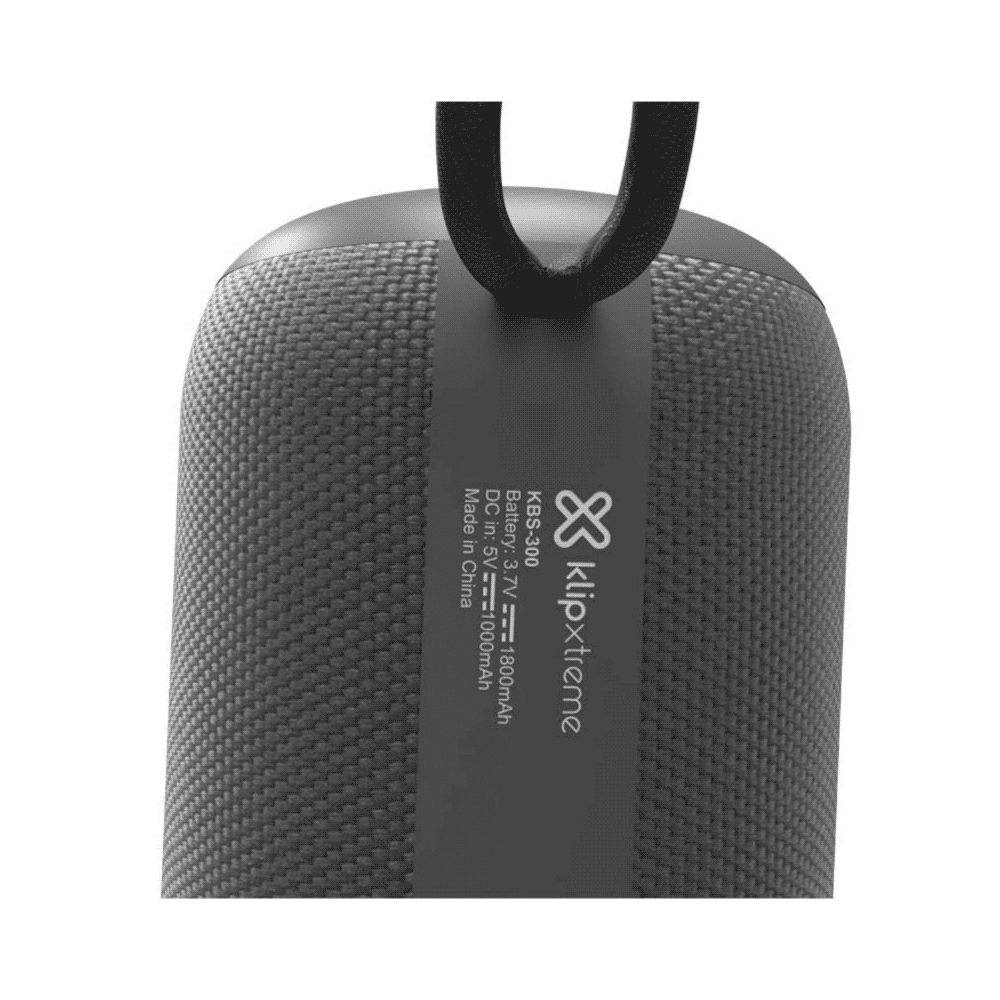 PARLANTE KLIP KBS-300BK 16W TITANPRO PORTATIL AUX/BT/BAT/IPX7/TWS NEGRO - Imagen 2