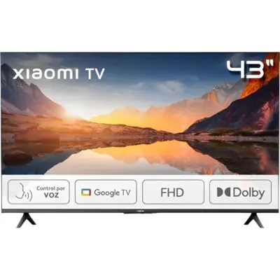 TV SMART LED XIAOMI 43" FULL HD MI TV A SERIES 2025 GOOGLE TV WI L43MA-AFLA -FI - NEGRO