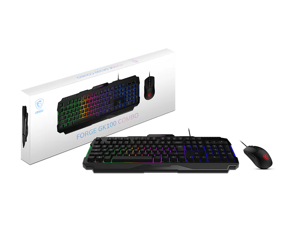 Combo TECLADO + MOUSE GK100 ESP/ENG - Imagen 2