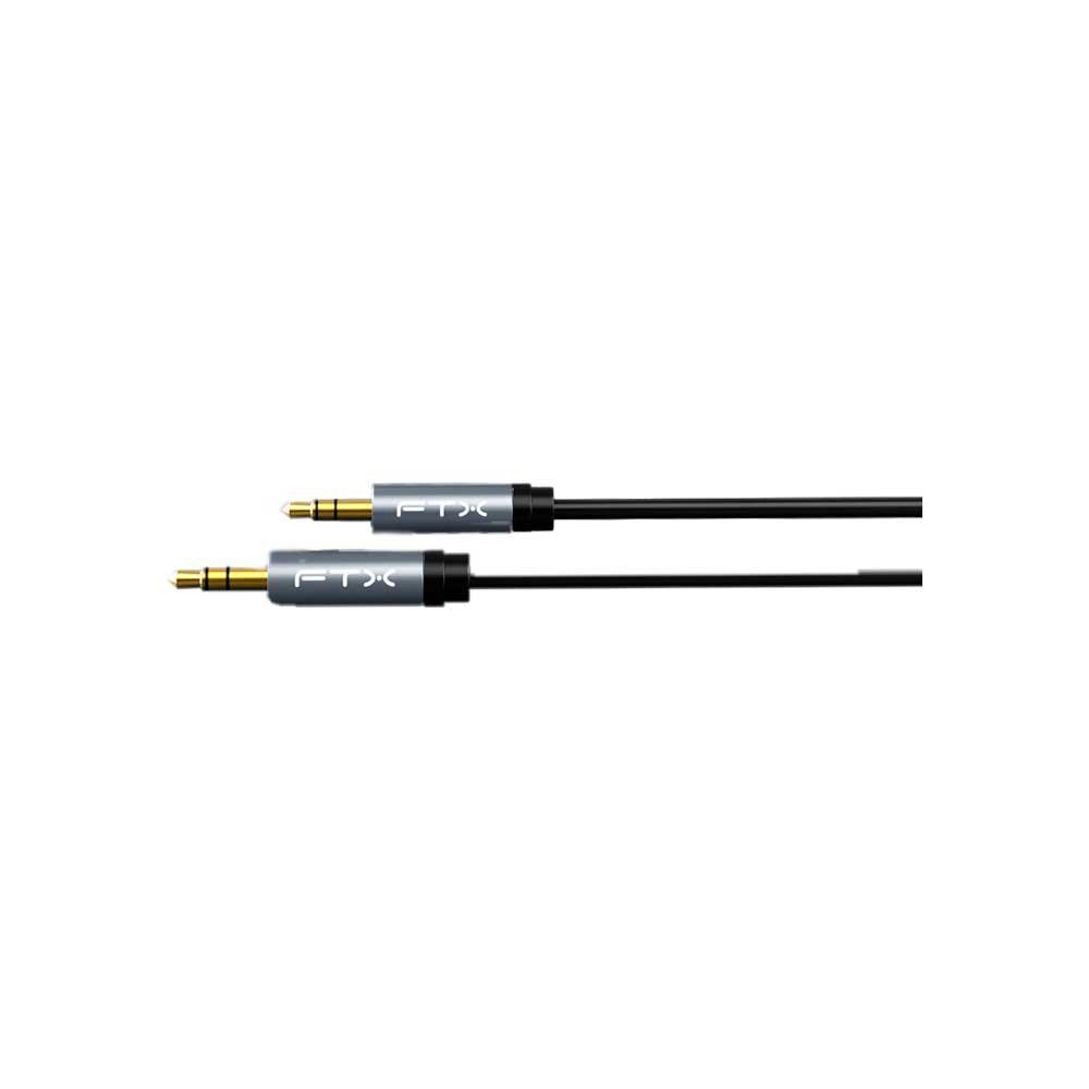 Cable De Audio Auxiliar 1.8m Ftx-Av311-P11gn-Sg1.8 Negro Bolsa