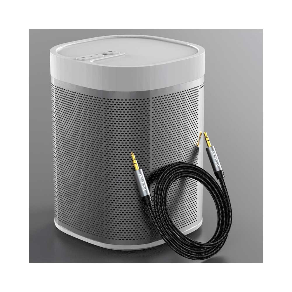 Cable De Audio Auxiliar 1.8m Ftx-Av311-P11gn-Sg1.8 Negro Bolsa - Imagen 2