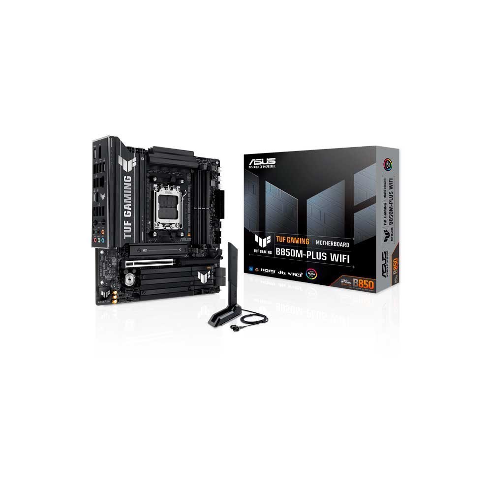 Placa Madre Asus Am5 B850m-Plus Wifi Tuf Gaming Ddr5 S/R/Hdmi/Dp/3m2/Matx
