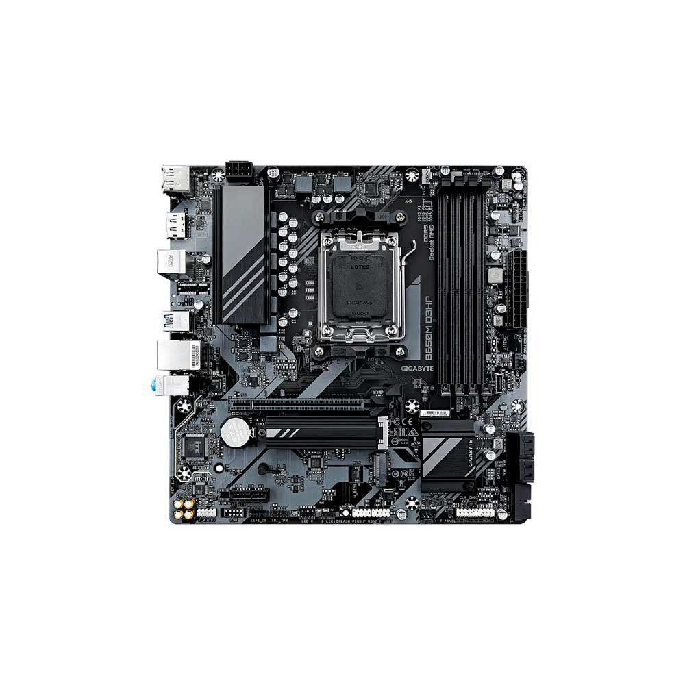 Placa Madre Gigabyte Am5 B650m D3hp Ddr5 S/R/Hdmi/2dp/2m2/Usb3.2/Matx - Imagen 2
