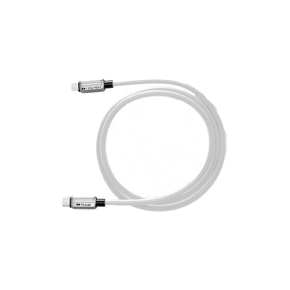 Cable Usb-C M/M 2m Ftx-Cm240-Zsw2 240w/480mbps/5a/48v/Iphone Blanco - Imagen 2