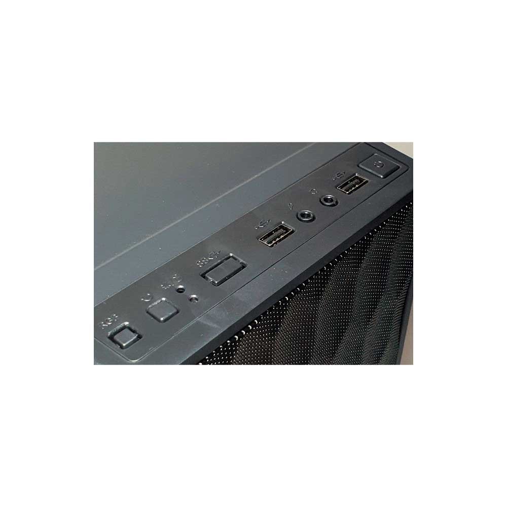 Gabinete Kit Ftxn14 C/Fuente 500w Mouse+Tecl+Spk+Lateral Transp Matx/Mitx - Imagen 4