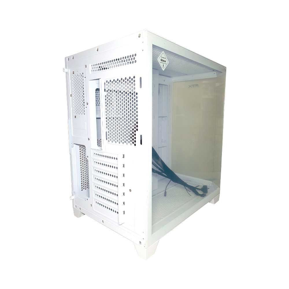 Gabinete Gamer Ftx-Tankwh Vidrio Templado Aquario Atx/Matx/Mitx Blanco - Imagen 3