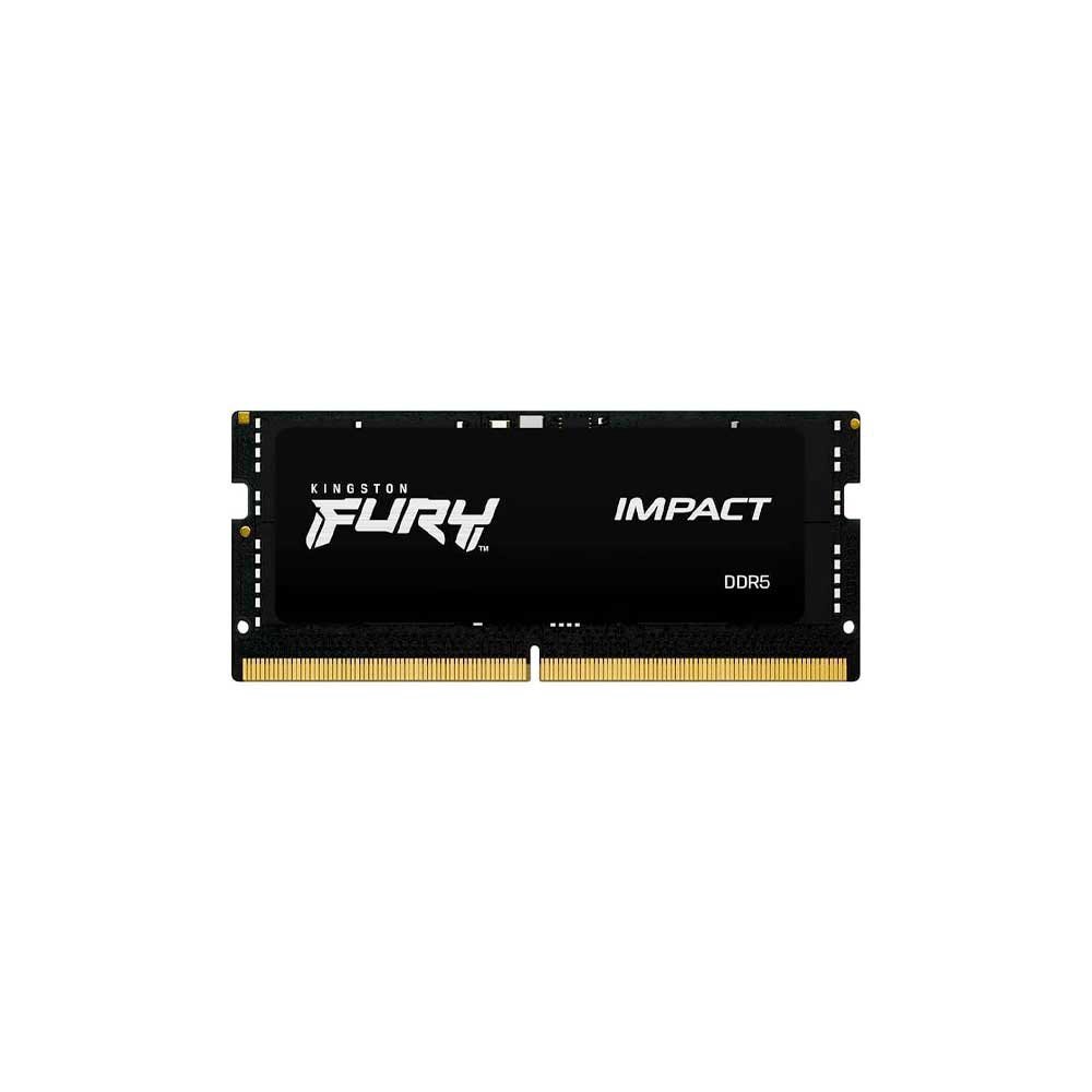 Memoria Ram P/Nb Ddr5 16gb 6400 Kingston Fury Impact Bk Kf564s38ib-16