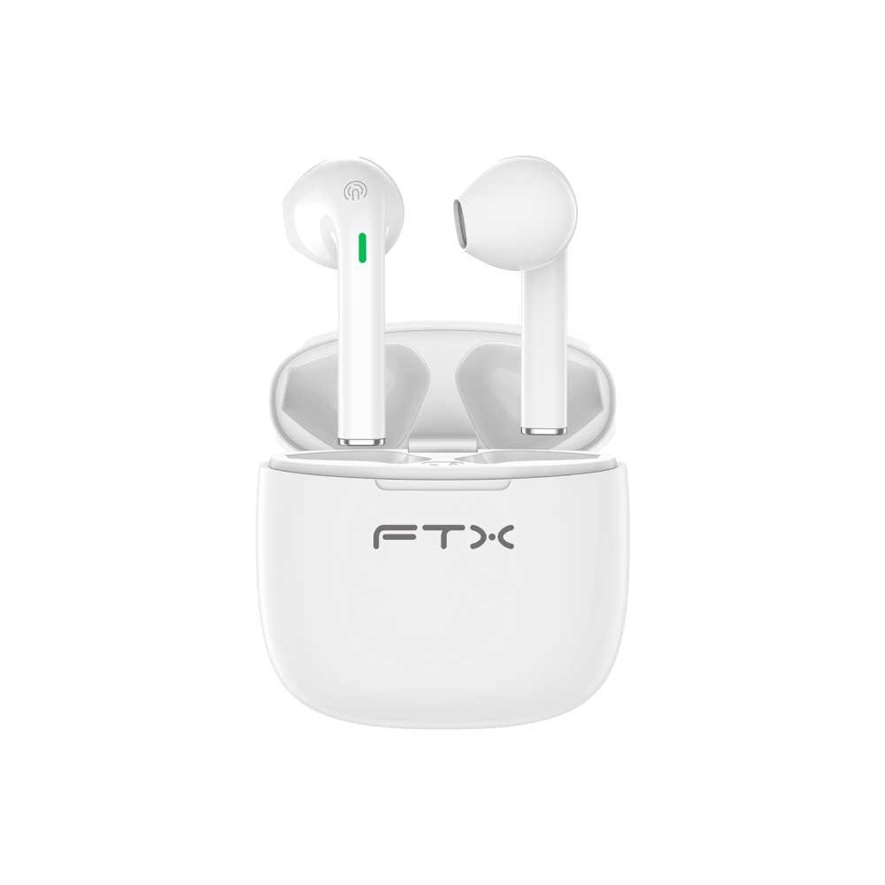 Auricular Con Microfono Ftx E26p-Wh Bt/Mic/Tws/Touch/Ipx6 Blanco