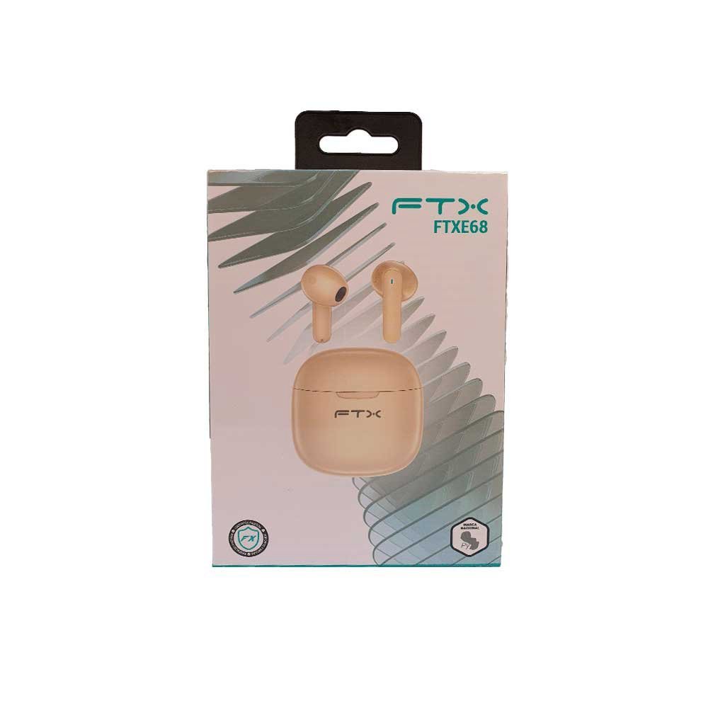 Auricular Con Microfono Ftx E68-Bg Bt/Mic/Enc/Touch/Ipx6 Beige - Imagen 4