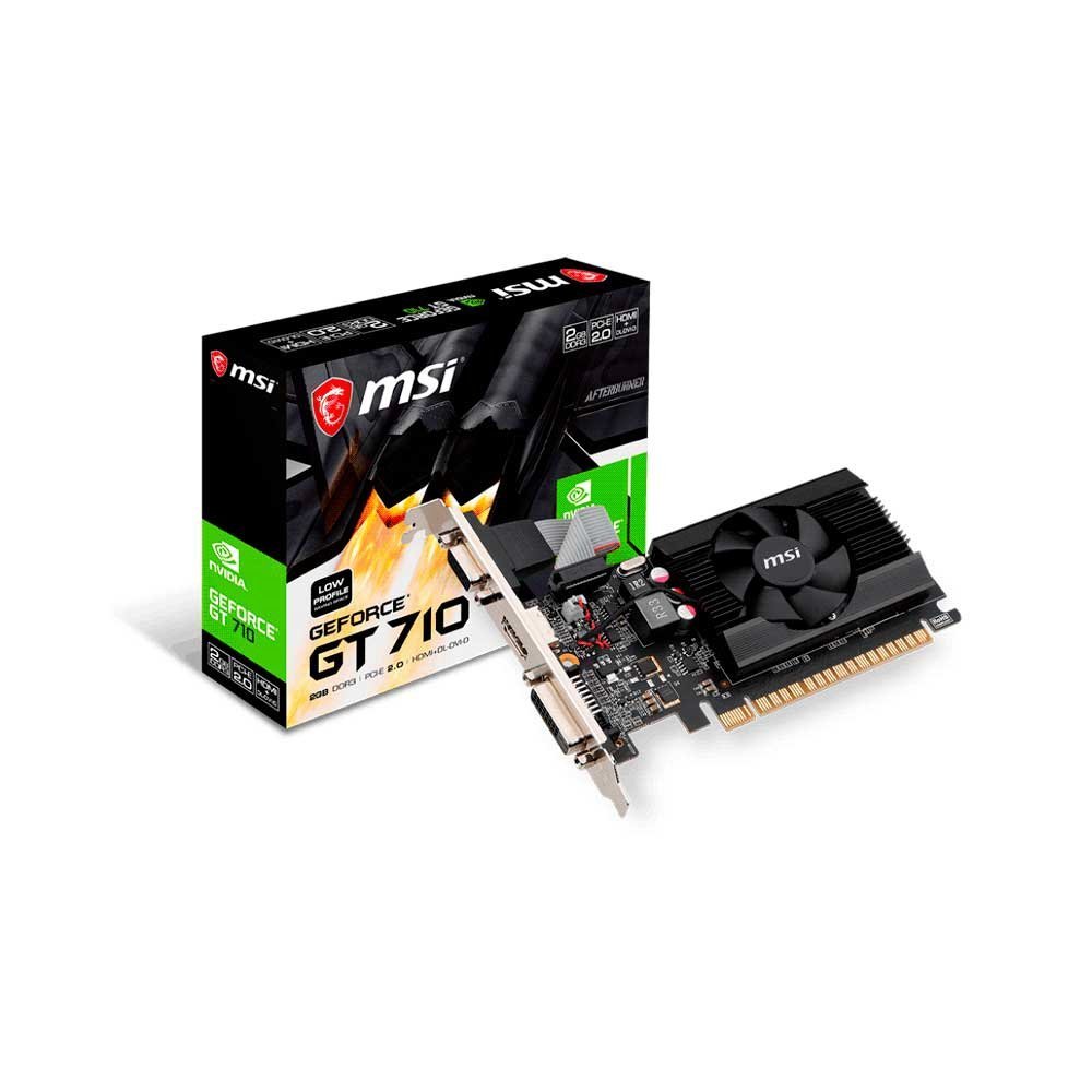 Placa De Video Msi Gt710 2gb Ddr3 Gt710-2gd3-Lp