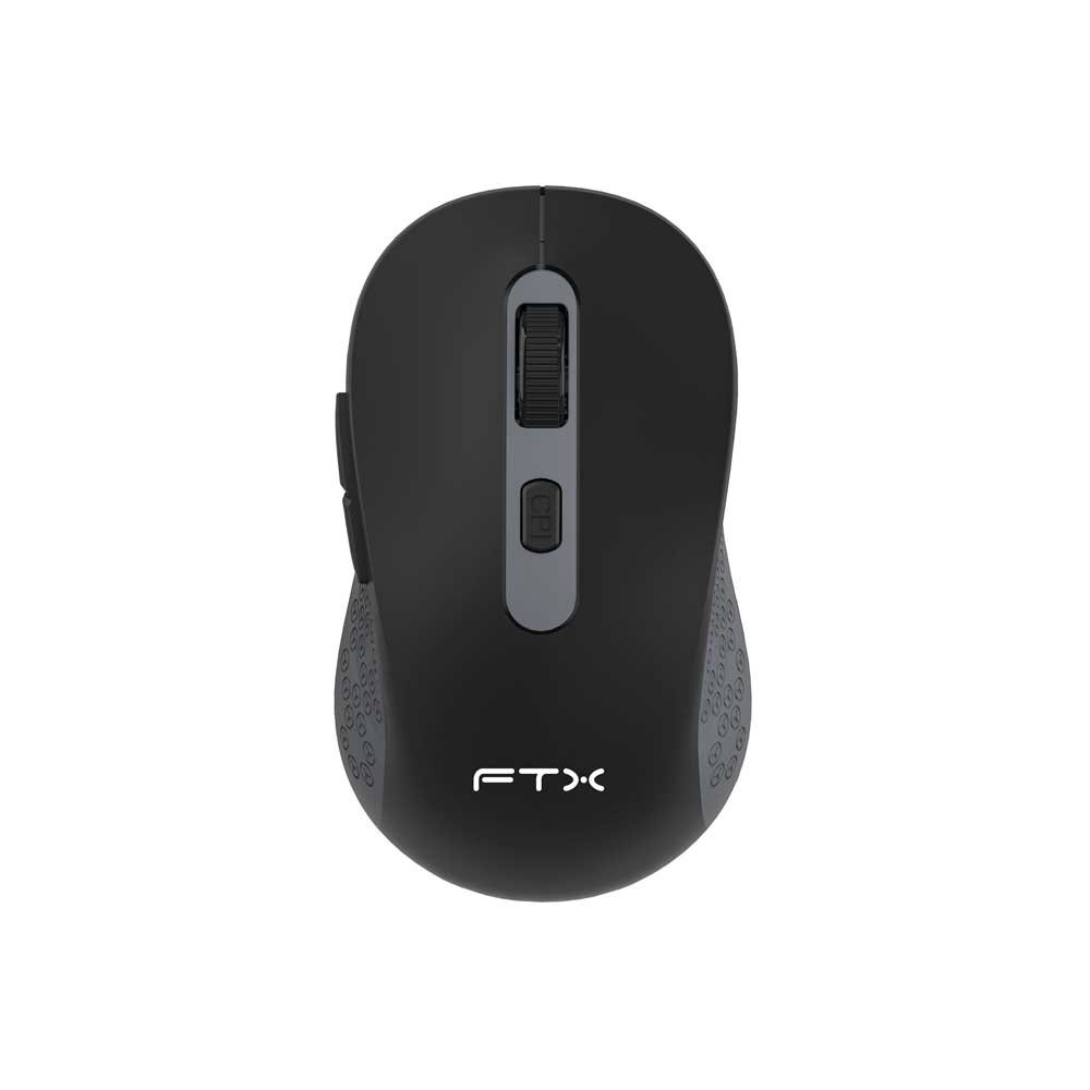 MOUSE FTX WIRELESS FTXMW44 1600DPI/4 BOTONES/GRIS CON NEGRO
