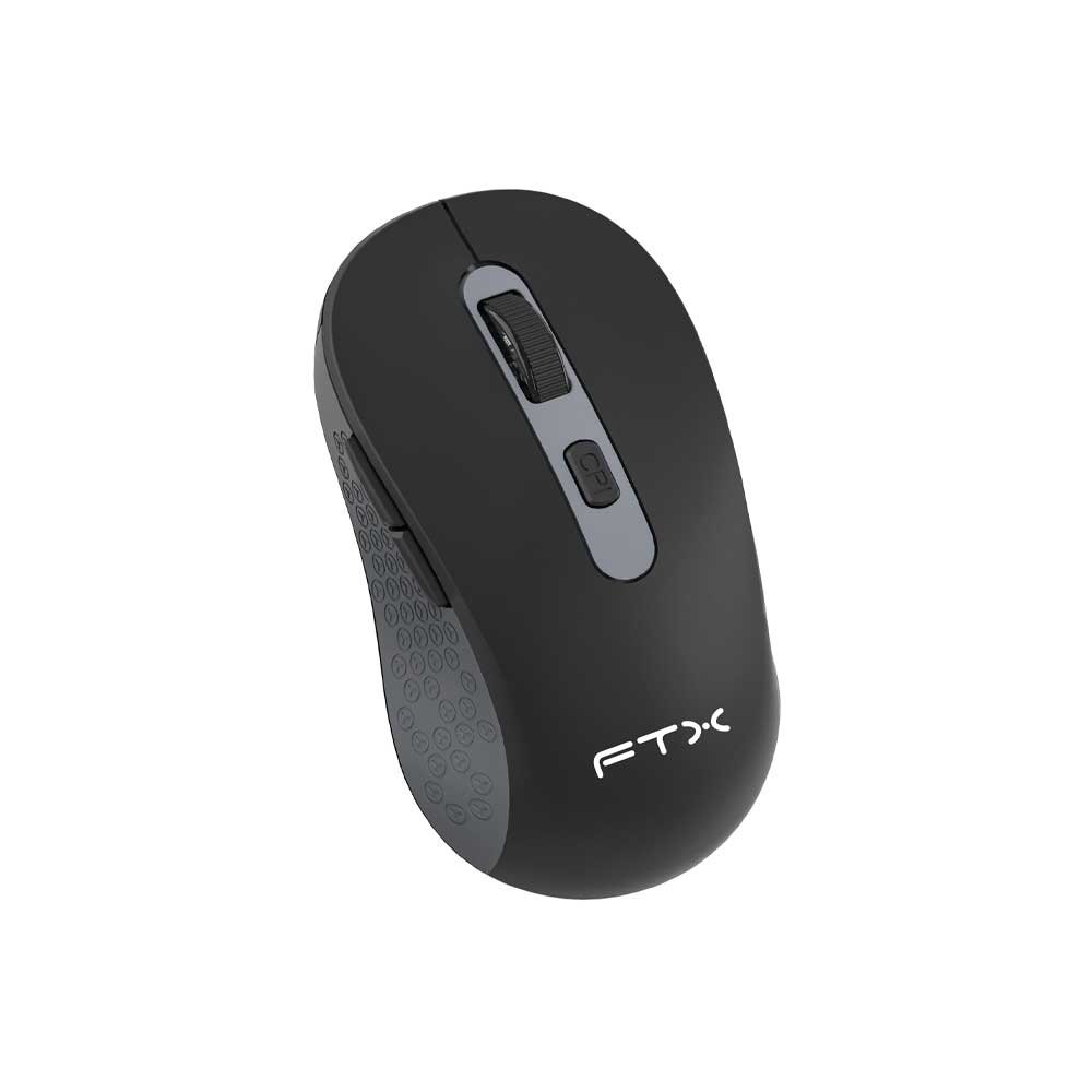 MOUSE FTX WIRELESS FTXMW44 1600DPI/4 BOTONES/GRIS CON NEGRO - Imagen 2