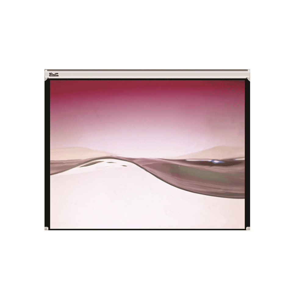 Pantalla Proyector Klip 60" Kps-380w 1:1 Cuadrado Manual Blanco Techo/Pared