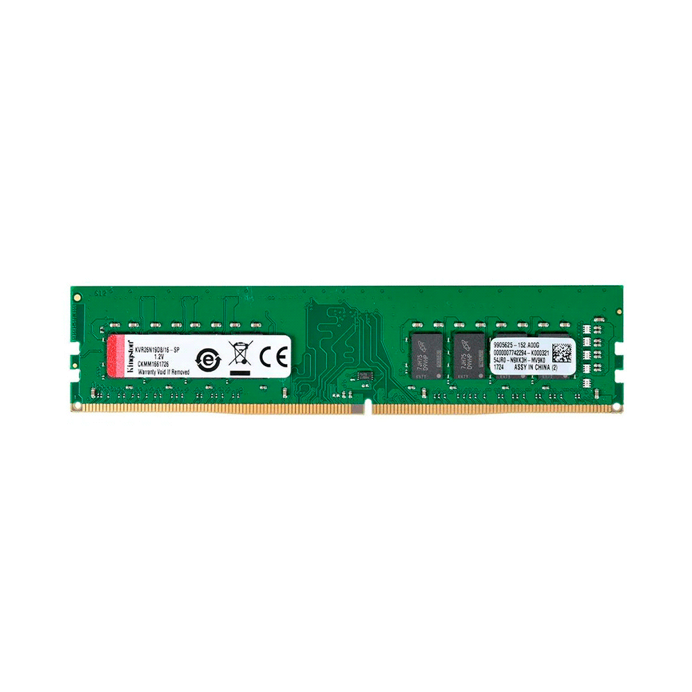 Memoria Ram Ddr4 16gb 2666 Kingston Kvr26n19d8/16