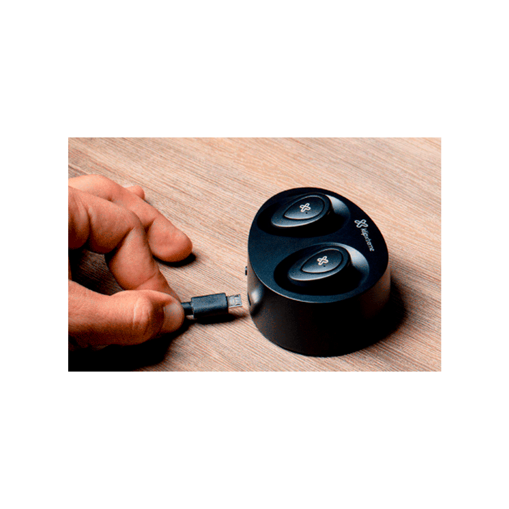 Auricular Con Microfono Klip Khs-700 Earph/Bluetooth/Negro Wireless - Imagen 3