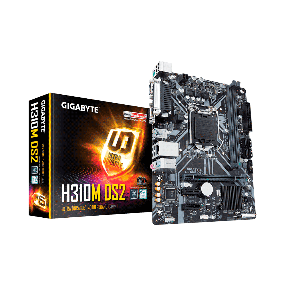 Placa Madre Gigabyte 1151 H310m Ds2 V/S/R/Com/Lpt/Dd4/Matx