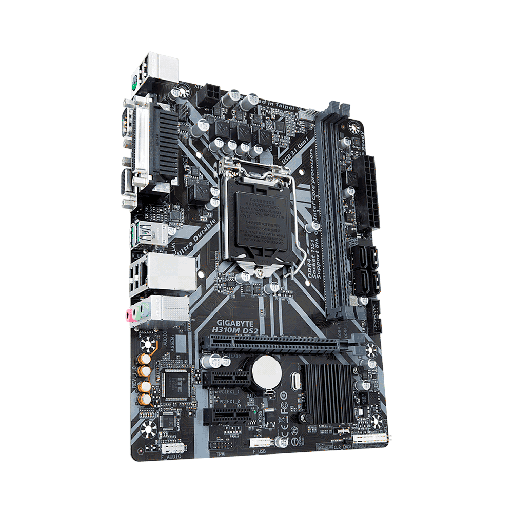Placa Madre Gigabyte 1151 H310m Ds2 V/S/R/Com/Lpt/Dd4/Matx - Imagen 3