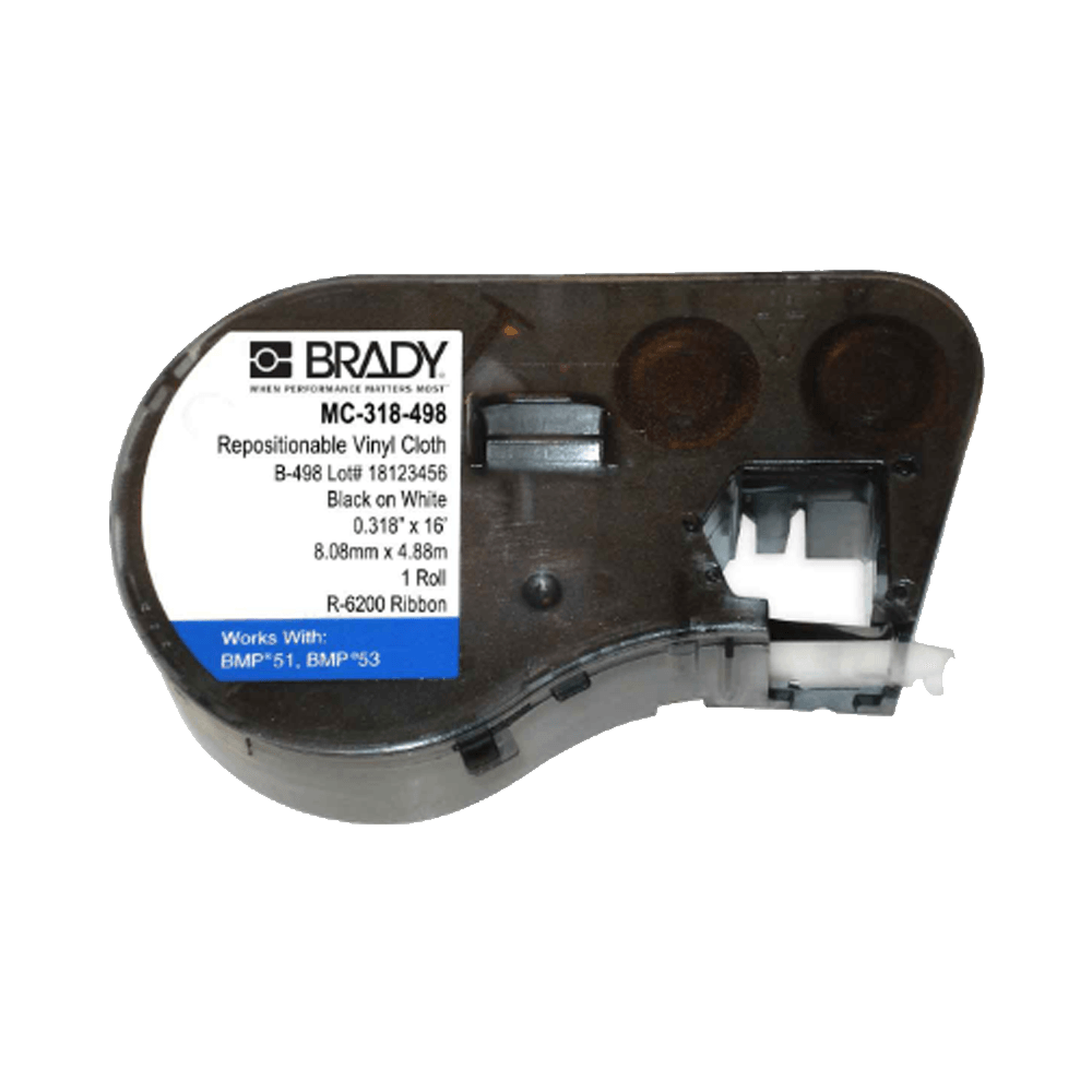 Consumible Brady Cart.Bmp 51/53-(143329) Vin.Bl-8,08 Mm X 4,88 Metros