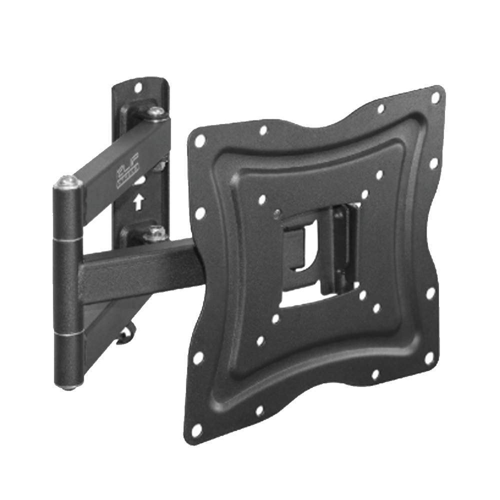 Soporte P/Tv Klip Kpm-875 13" A 46" 30kg Inclina/Gira 180°/Pared Negro