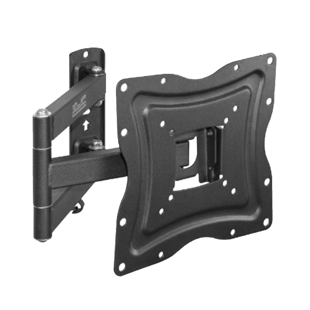 Soporte P/Tv Klip Kpm-875 13" A 46" 30kg Inclina/Gira 180°/Pared Negro - Imagen 3