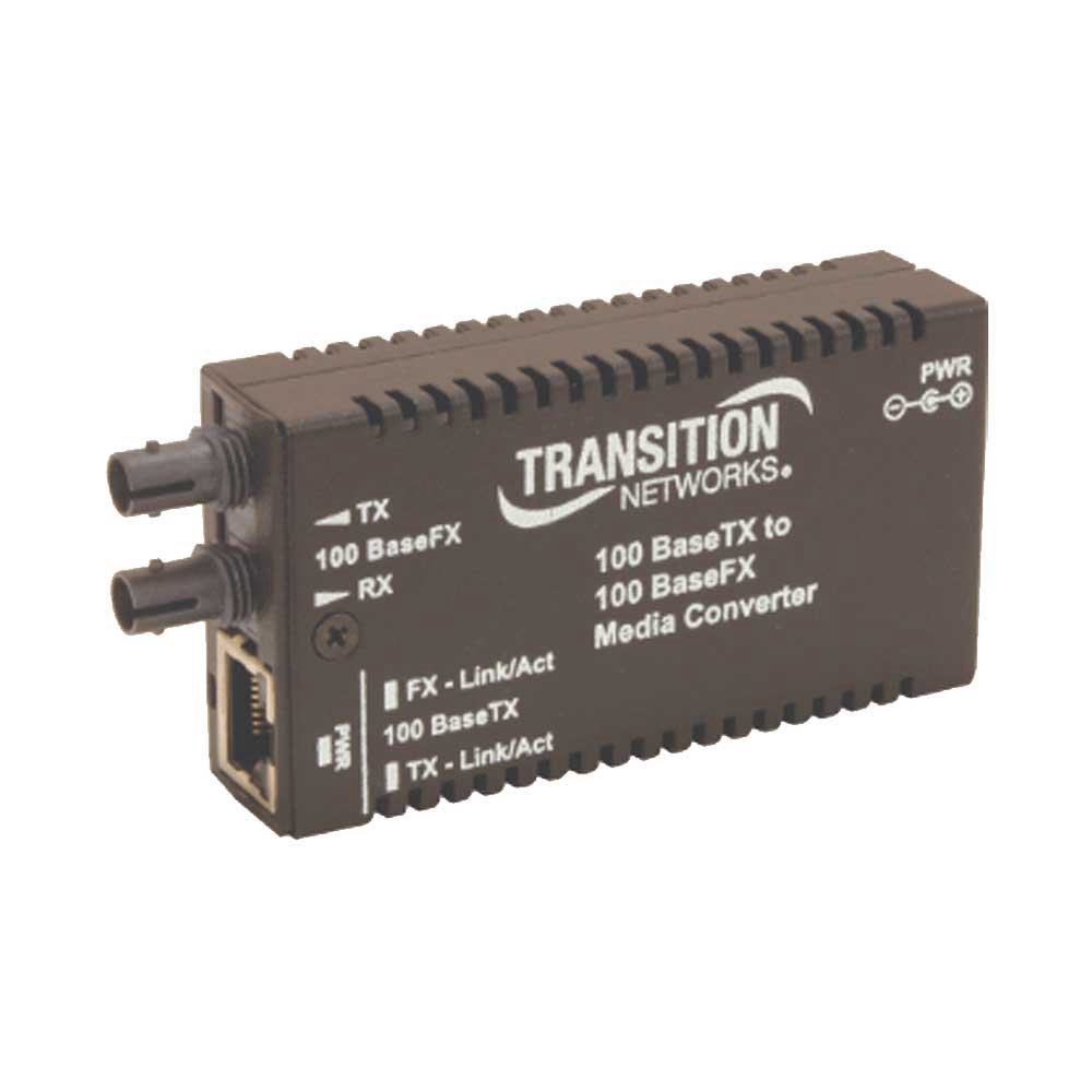 Convertidor De Fibra Optica 10/100 Sm 20km/E-Tx-Fx01 Transition