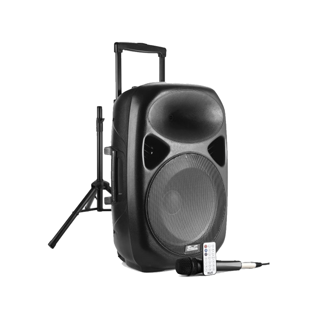 Caja Audio Klip Karaoke Kls-750 3000w/Bt/Usb/Mic/Tripo