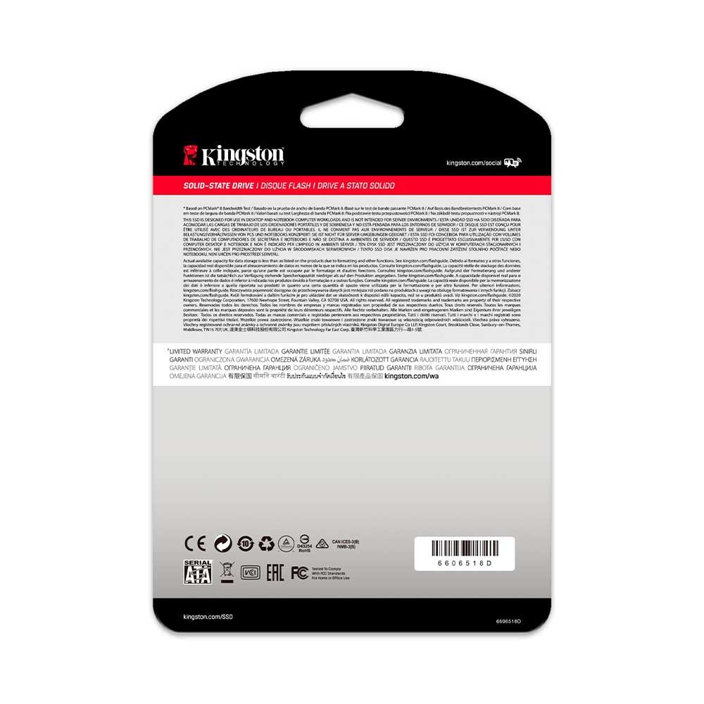 Ssd 2.5" Sata3 480gb Kingston Sa400s37/480g - Imagen 3