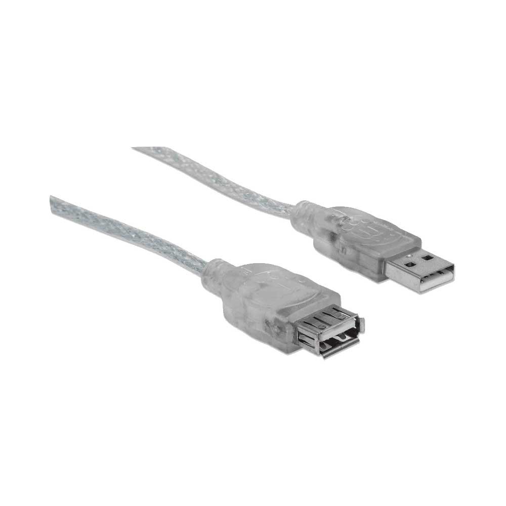 Cable Extensor Usb 2.0 M/H 340496 3mts Translucido - Imagen 3