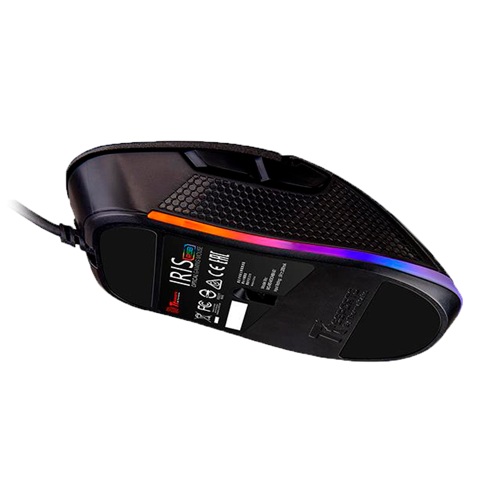 Mouse Gamer Usb Mo-Irs-Wdohbk-04 Iris Rgb Thermal Optico 5000dpi - Imagen 3