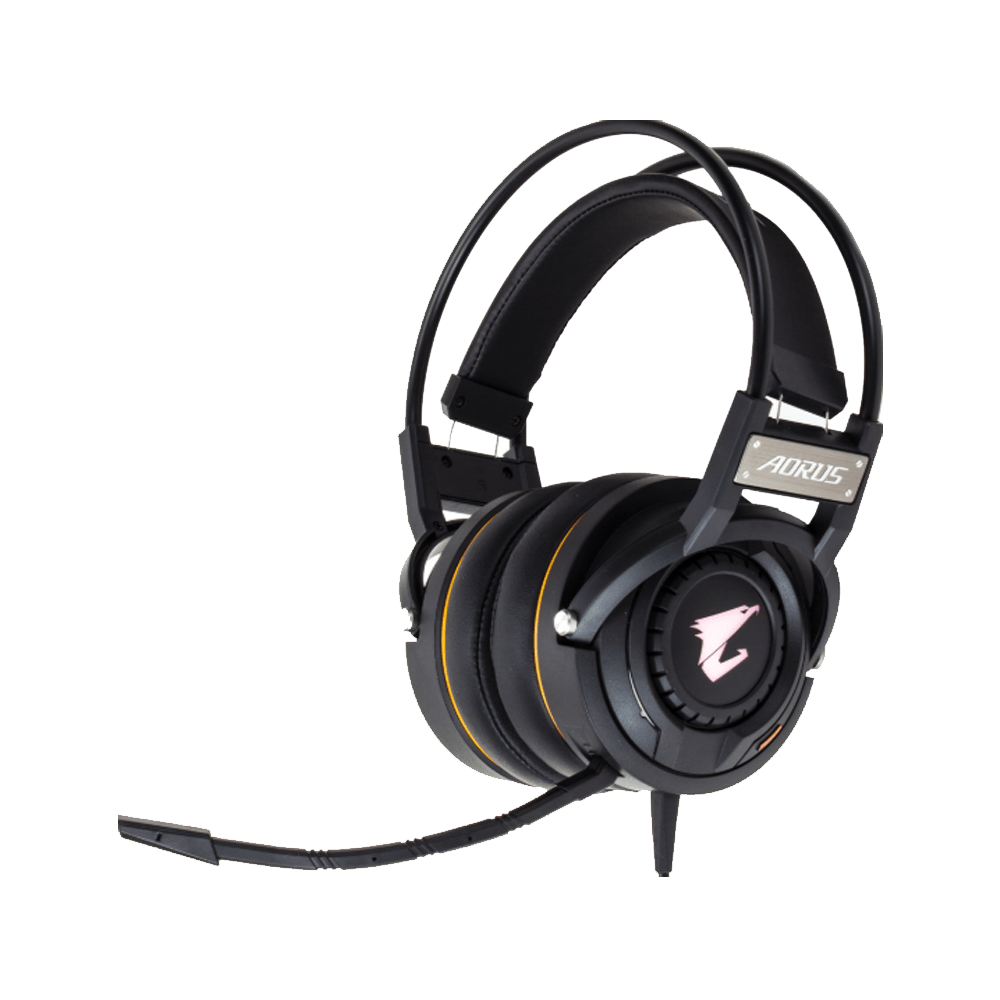 Auricular Con Microfono Gamer Gigabyte Gp-Aorus-H5 Usb2.0/3.5mm 2 Jack Negro