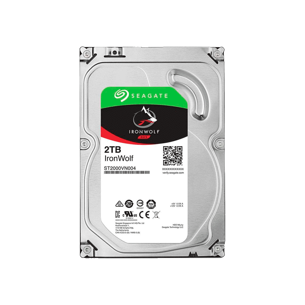 Disco Duro Sata3 2tb Seagate Ironwolf Nas 5900 64mb St2000vn004 - Imagen 2