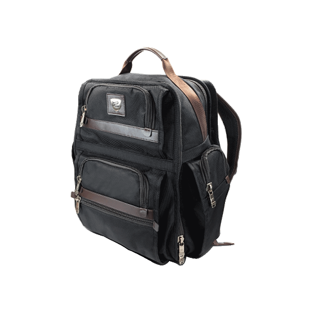 Mochila Klip 14.1" Knb-605 Negro/Marron - Imagen 2