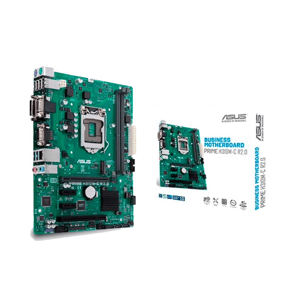 Placa Madre Asus 1151 Prime H310m-C R2.0 V/S/R/Dvi/Com/M2/Ddr4/Matx