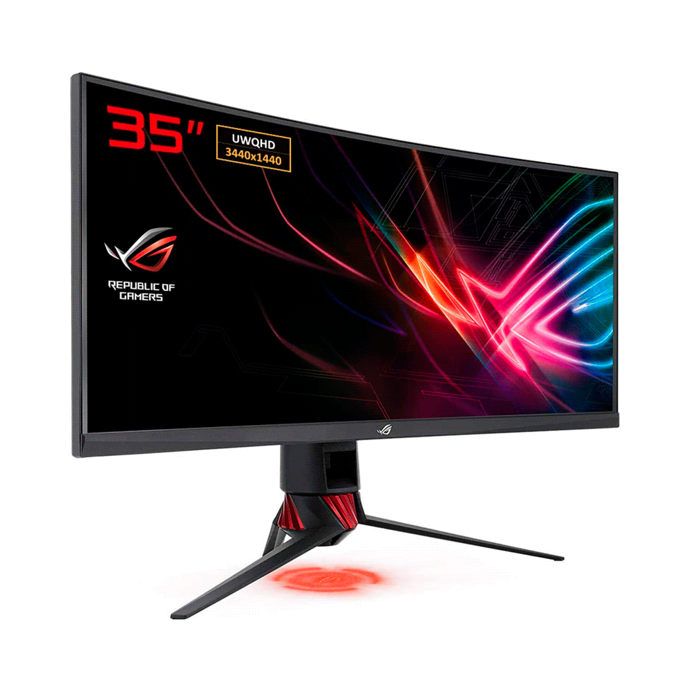Monitor 35" Asus Gamer Xg35vq Uwqhd Va/2hdmi/Dp/1ms/100hz/178° Curvo - Imagen 3