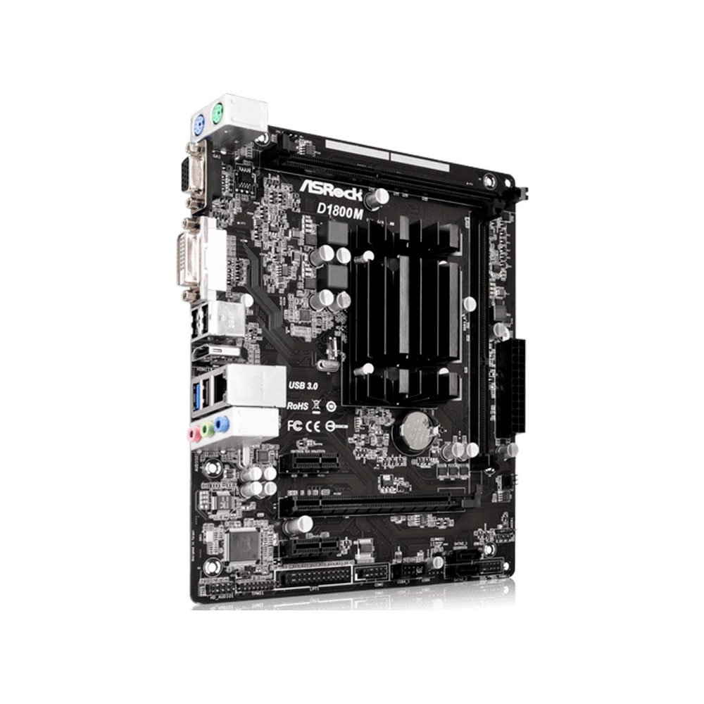 Placa Madre + Procesador Asrock D1800m Dc 2.41/V /S /R /Hdmi /Dvi /Ddr3 /Usb3.0 /Matx - Imagen 4