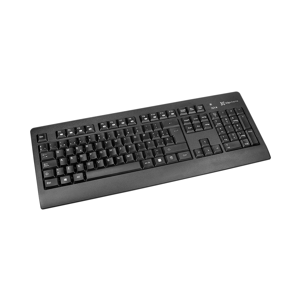 Teclado Con Mouse Wireless Klip Kck-265s Slim EspañOl/ Negro