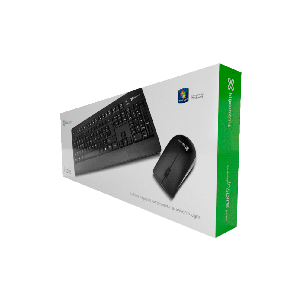 Teclado Con Mouse Wireless Klip Kck-265s Slim EspañOl/ Negro - Imagen 4