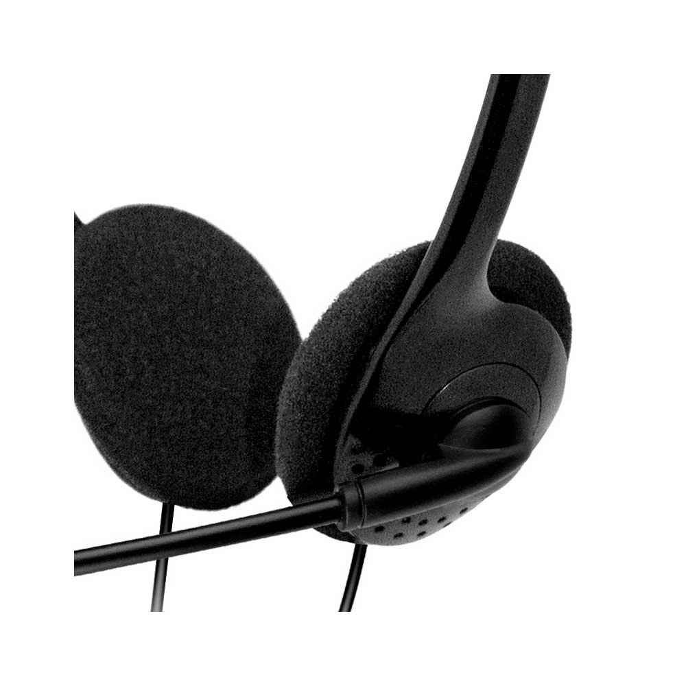 Headset Ksh-290 Sekual Klip C/Cont Vol/Usb/Negro - Imagen 2
