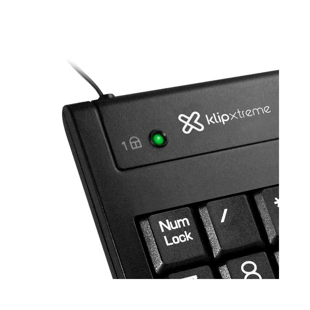 Teclado Klip Usb Knp-100 Numerico Negro - Imagen 2