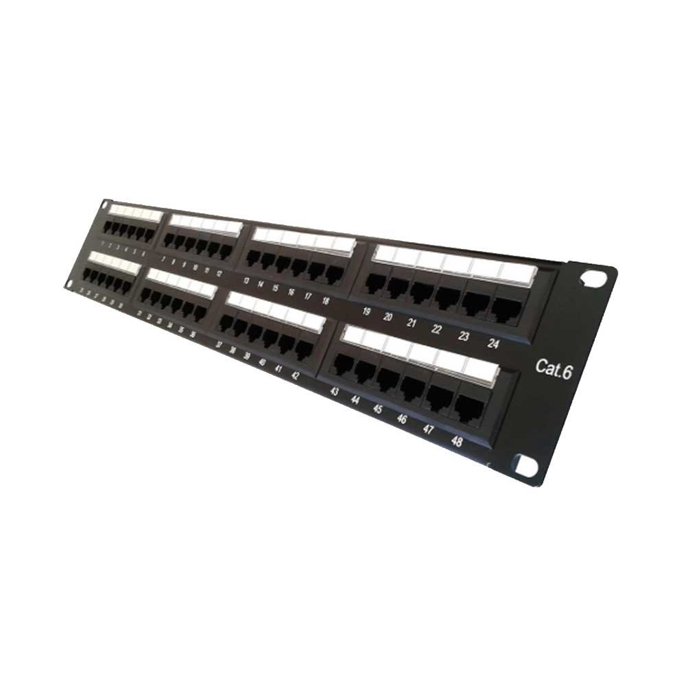 Panel De Conexion (1375015-2) 48 Puertos Cat.6 Amp