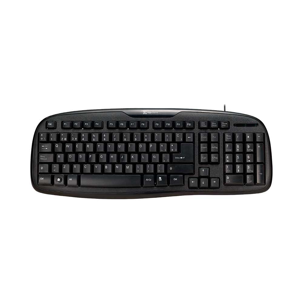 Teclado Klip Usb Kks-050s Estandar Esp/ Negro