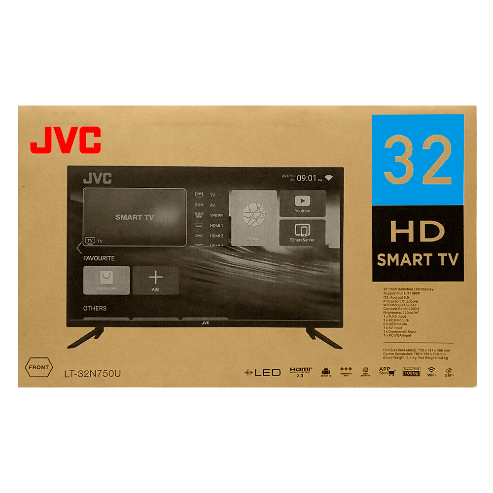 Televisor 32" Jvc Lt-32n750u Fhd Dig/ Smart/ 2hdmi/ 2usb/ And14 - Imagen 5